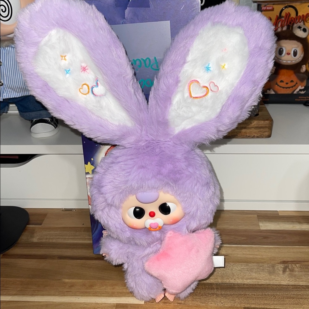 Baby Three LilyRabbit Town -pacifier purple bunny